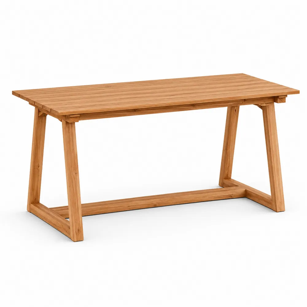 Stół ogrodowy z drewna teak 180x90x75 cm